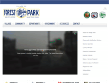 Tablet Screenshot of forestpark.net